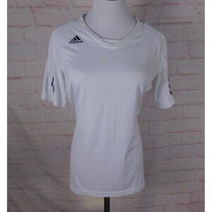 Adidas White Climacool Athletic Shirt Womens Size M Fitted